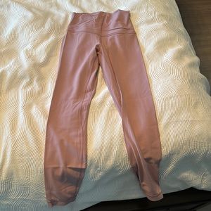 Lululemon Pink 25’ Align Leggings
